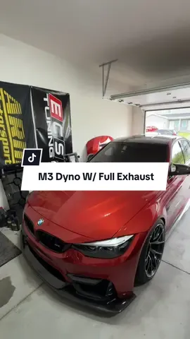 Part 2 of the hood exit series! In the video we put the stock hood back on and got a baseline of how much power the M3 makes with a full exhaust system on! #cartok #tiktokautocampaign #f80m3  #bmw #tiktokcarglowupcampaign 