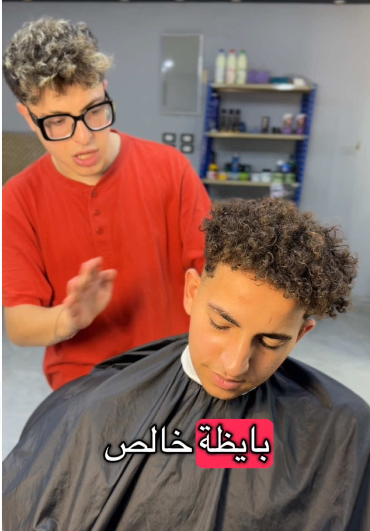 شعره وتدريجة بايظين خالص مش هينفع كدة 🤌🤪🤪 #omranbarber #viral  #foryou #foryoupage 