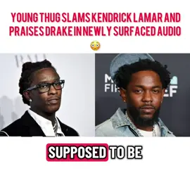 Young Thug slams Hiphop savior in another recent audio leak.  #youngthug #kendricklamar #ysl #pglang #hiphopnews 