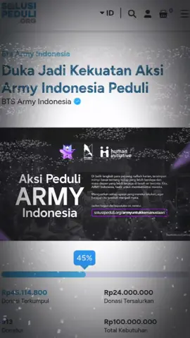 BTS×ARMY INDONESIA PEDULI💜 #bts  #btsarmy  #indonesia🇮🇩 