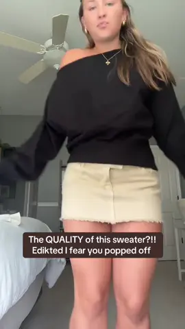I  was so surprised taking this out of the bag this literally feels like it could be $100.. such a good staple piece every girl needs! #edikted #fallfashion #fashiongirlies #ootdinspo 
