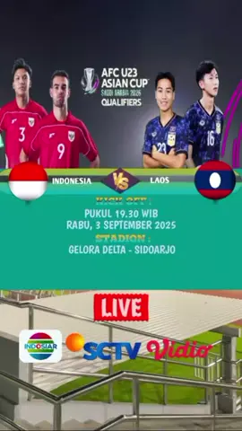 kualifikasi Piala Asia U23, 2026. Indonesia U23 vs Laos U23 #kualifikasipialaasiau23 #arabsaudi #garudamuda  #indonesiau23 #laosu23  #indonesiavslaos 