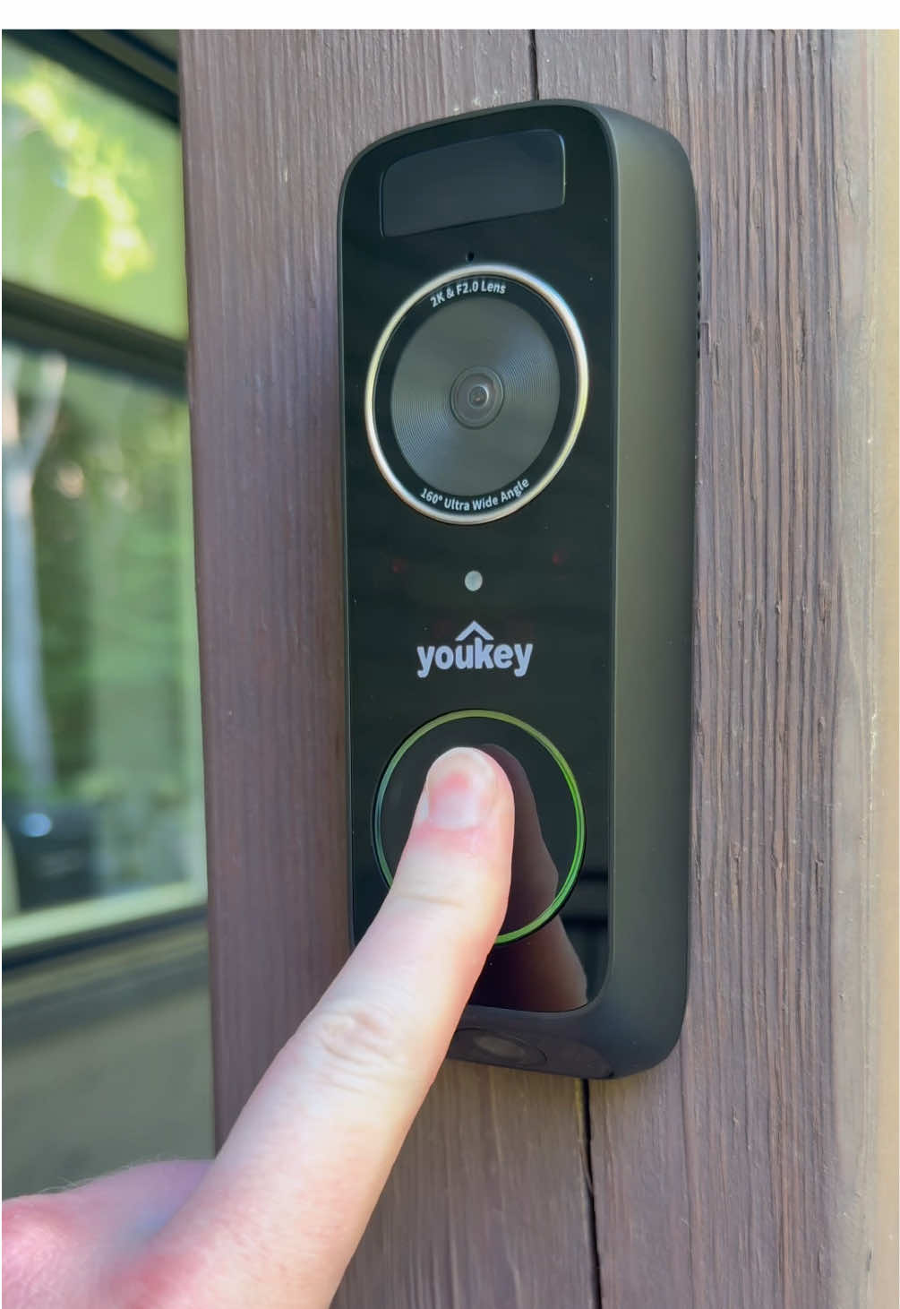 This wireless dual-cam video doorbell was super easy to install 👌🏼 #amazonfinds #videodoorbell #youkey #youkeyDB312 