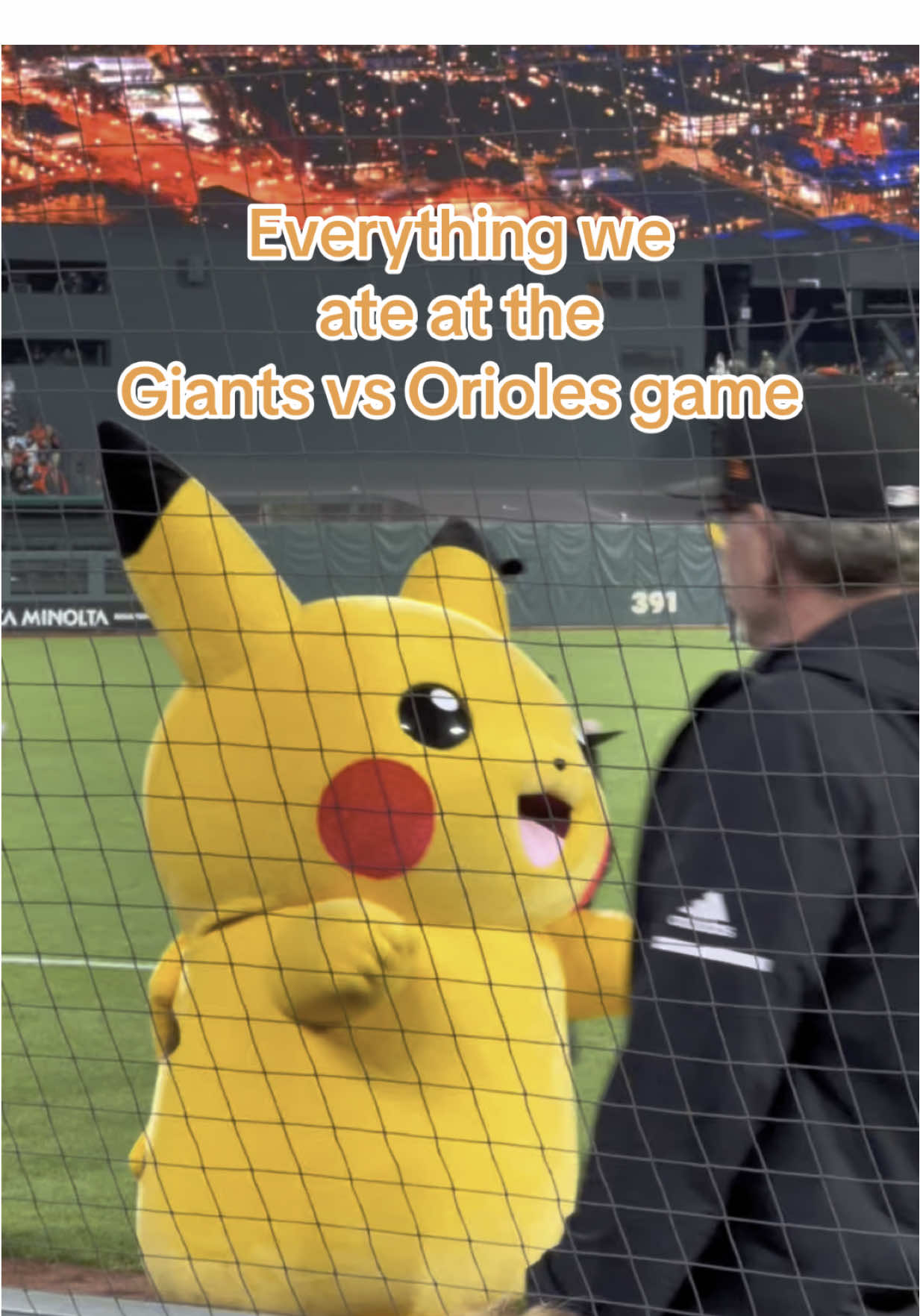 Def recommend getting the helmet nachos too! #FoodTok #sanfranciscofood #sanfransiscogiants #oracleparkfood #baseballfood 
