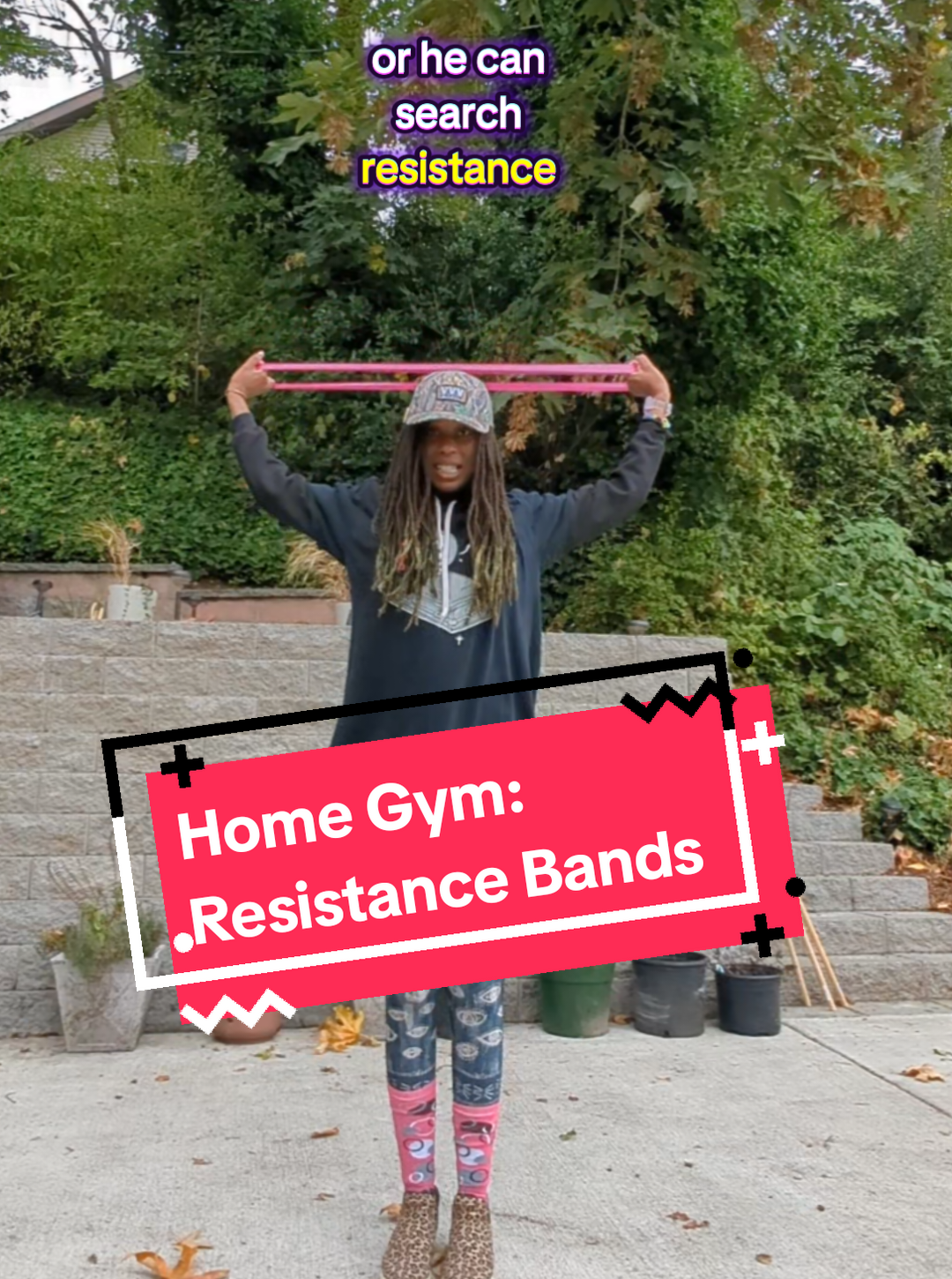 Resistance bands for your home workout! #resistancetraining #resistancebandworkout #homegym #fitnessjourney @Gaza.myfamily 