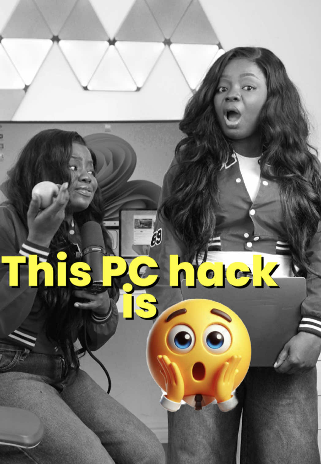 Mac users, chill, I was only joking… I’m one of you too 😩 #spacedesk #mac #windows #pc #techhacks 