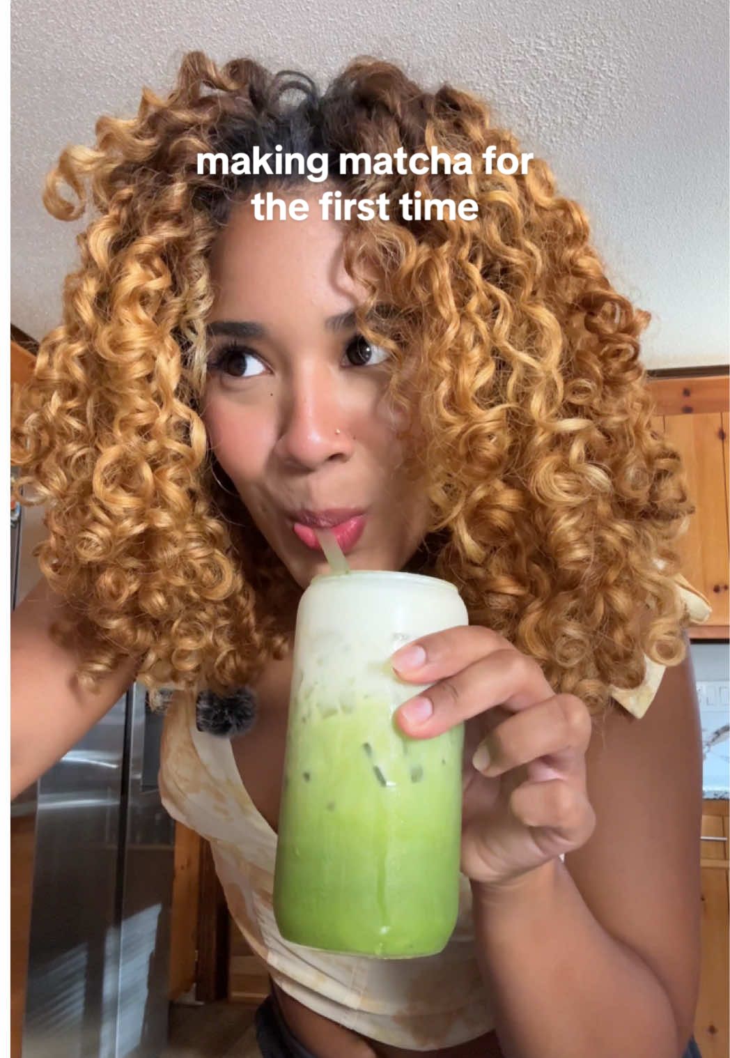 part 1| making matcha at home🤭😝 what flavor should i make next!?  #matchathome #matchalatterecipe #matcharecipe #tryingmatcha #makingmatcha 