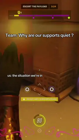 she survived 2 ults and YES my beam was YELLOW because i wasn’t going to let granny die <3 i love ana ! ^o^ #kpopdemonhunters #overwatch2 