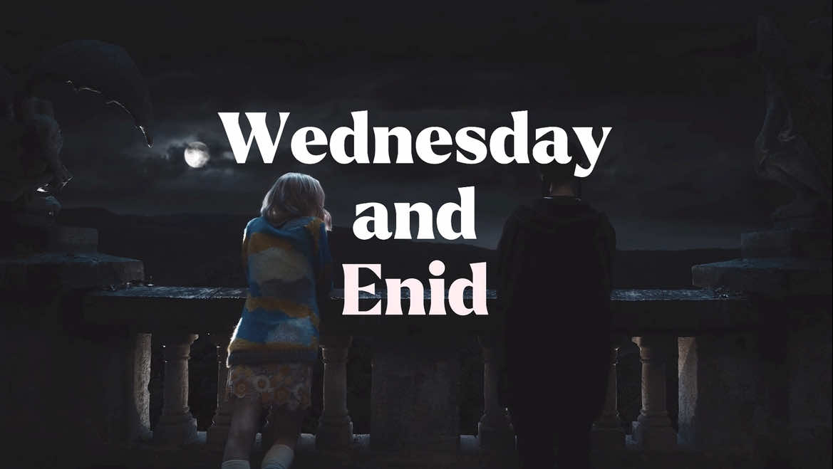 Wednesday and Enid (S1) (if this gets 200 likes i’ll do another edit like this) #wednesdayseason2 #wednesday #wenclair #edit #jennaortega 