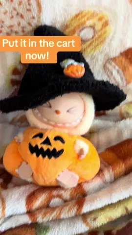 Labubu pumpkin witch costume! 🎃🧙🏽‍♀️get yours ! So cute ! #spookyseason #pumpkin #labubuclothed #labubu #halloween 