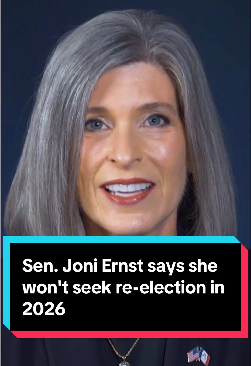 Sen. Joni Ernst (R-IA) announced today that she will not seek re-election in 2026. MSNBC Senior White House Correspondent Vaughn Hillyard joins Chris Jansing with the latest reporting.