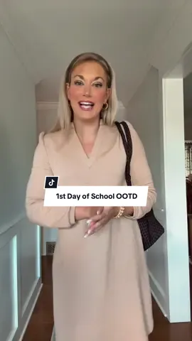 First day of school #OOTD ❤️ #sweaterdress #grwm #falloutfit #whatiwore 