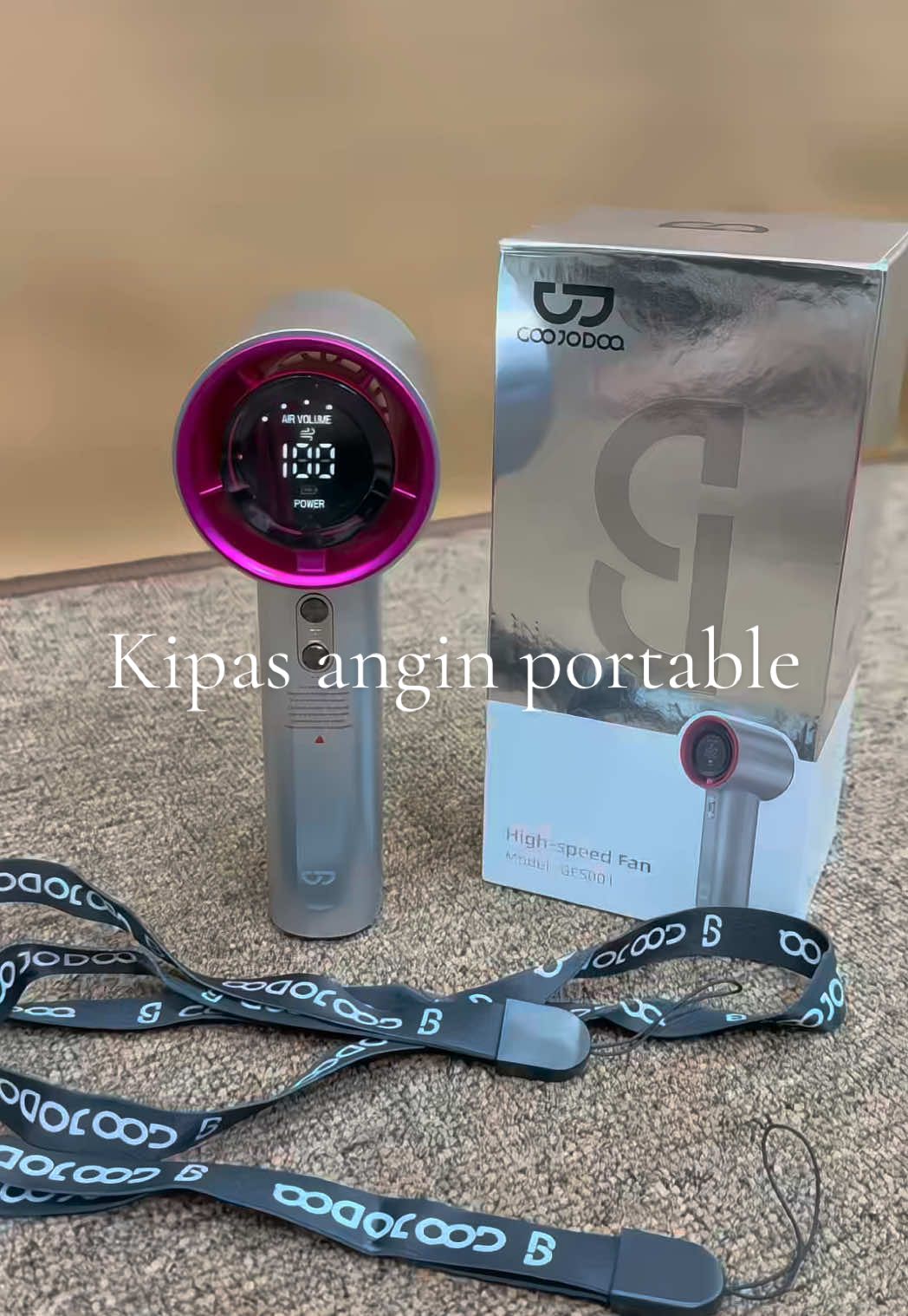 Juaranya angin kenceng & batre nya tahan lama ✨ #kipasangin #kipasanginportable @GoojodoQ.Store 