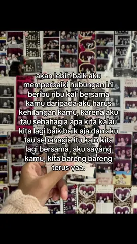 Kita akan selamanya bersama.
