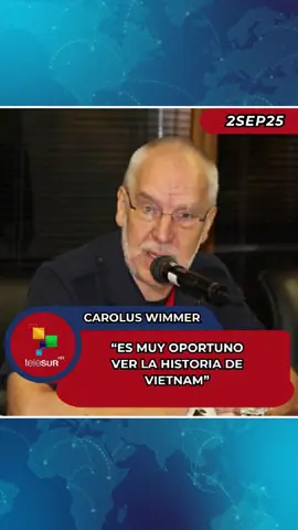 “Es muy oportuno ver la historia de Vietnam” Teniendo en cuenta la amenaz4a de las tropas norteamericanas que se encuentran en la costa venezolana, el político Carolus Wimmer, señala que es importante tener en cuenta la historia de Vietnam, donde también se logró la unidad de todo el pueblo. #Vietnam #Venezuela #Unidad #Noticias #teleSUR 