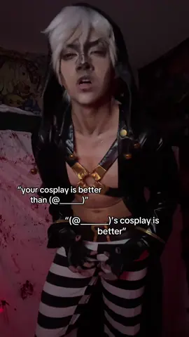 can’t we just hold hands and sing together #RisottoNeroCosplay #JJBACosplay #Jojos #JojosBizzareAdventure #JojosCosplay 