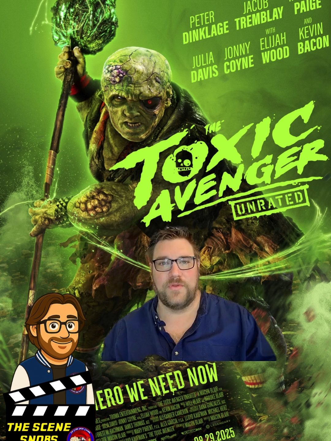 Mick Quick Review 'The Toxic Avenger' (2025) #moviereviews #filmtok #movietok #thescenesnobs #embraceabsurdity