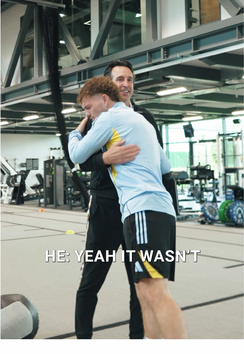 Pure content ☺️ #astonvilla #HarveyElliott #UnaiEmery