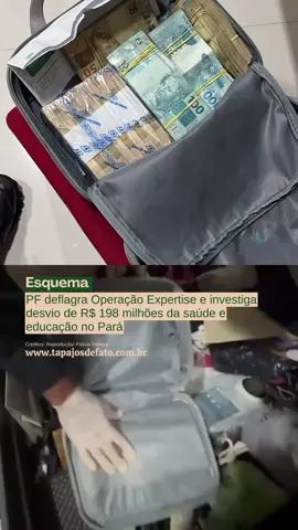 A Polícia Federal, com apoio da Controladoria-Geral da União (CGU), deflagrou na manhã desta terça-feira (2) a Operação Expertise, que apura fraudes em contratos públicos no Pará envolvendo recursos do Fundo de Manutenção e Desenvolvimento da Educação Básica (Fundeb) e do Fundo Nacional de Saúde (FNS).  O esquema teria desviado cerca de R$ 198 milhões por meio de licitações direcionadas, empresas de fachada e repasses fraudulentos. Segundo as investigações, a organização criminosa era formada por empresários, servidores públicos e prestadores de serviço, que manipulavam processos licitatórios, simulavam execuções contratuais e realizavam saques em espécie para redistribuição dos valores entre os envolvidos. A operação mobilizou 65 policiais federais e seis auditores da CGU para cumprir 18 mandados de busca e apreensão em Belém e Marituba.  Também foram determinadas: prisão preventiva de cinco investigados; monitoramento eletrônico de um alvo; afastamento de seis servidores públicos; suspensão das atividades de quatro empresas, incluindo contratos vigentes com o Estado do Pará e o município de Marituba; bloqueio de ativos até R$ 198 milhões; quebra de sigilo bancário e fiscal de 17 investigados. De acordo com a PF, o foco da investigação é desarticular o grupo responsável por fraudes que comprometem diretamente áreas essenciais como saúde e educação.  A apuração segue em andamento para identificar a totalidade dos valores desviados e a extensão do dano ao erário. #TapajosdeFato #Operação #Belém  #Marituba #Investigação #Pará #PolíciaFederal