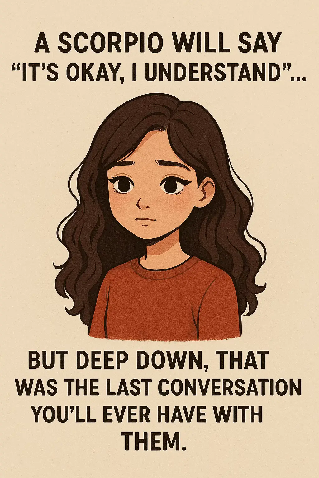 Scorpio silence hits different. 🦂 Once it’s ‘okay’, that’s the end #scorpio #vibes #fyp #trending #viral 