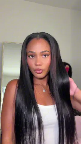 I Love Hair That Looks Like Mine✨26-inch V-part Straight Hair from @sterlyhair_shop 😍26-inch ONLY $102 #sterlyhair #fyp #vpartwig #straighthair 