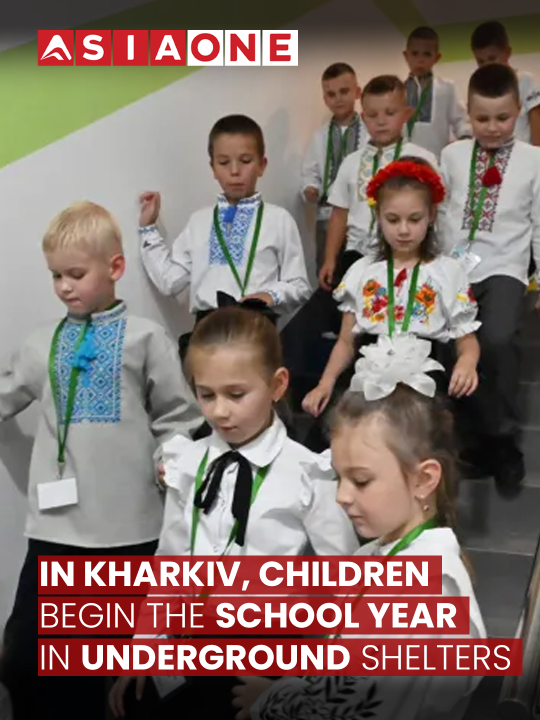 In Kharkiv, Children Begin The School Year In Underground Shelters | Asia One News #AsiaOne #asiaonenews #EnglishNews #kharkiv #ukraine #backtoschool #WorldNews #EDUCATION #HopeInHardship