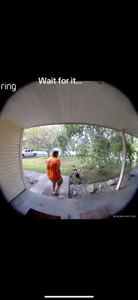 Wait for it, then wait for it again 😂 everyone is fine #ringcamera #ringcameracapture #funnyvideos #funnytiktok #ringcam 
