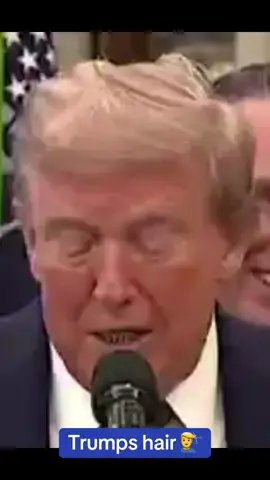 What did he do to it?’ 💇‍♂️ #trump #trumpsupporters #donaldtrump #fyp #foryou #foryoupage #foryourpage #fypシ #maga #trending #viral #omg #wow #facts #news #breakingnews #breaking #liberal #democrat #conservative #republican Donald Trump MAGA