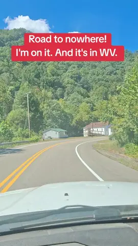 Road to nowhere. You can go anywhere from nowhere. #backroads #countryroads #westvirginia #304 #coalcountry 