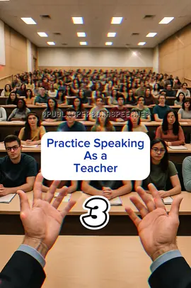 Practice Speaking as a Teacher 🍎 Visit fluentfront.org for public speaking practice! #teleprompterchallenge #practicepublicspeaking #learningenglish #speakingchallenge #teacher 