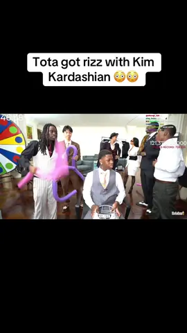 Tota got rizz with Kim Kardashian #viral #fyp #foryou 