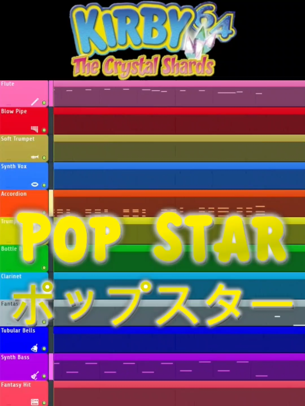 Kirby 64: The Crystal Shards Planet Popstar theme in-depth deconstruction #flstudio #nintendo #kirby #任天堂 #カービィ 
