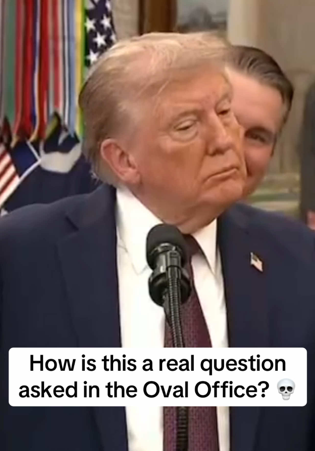 Fox News Peter Doocy asked this.. We are living in a weird simulation #trump #viral #maga #thisisamerica #news
