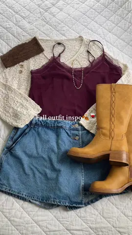 Fall outfit inspo!! #fallfashion #autumn #fallaesthetic #fryeboots #foryou 