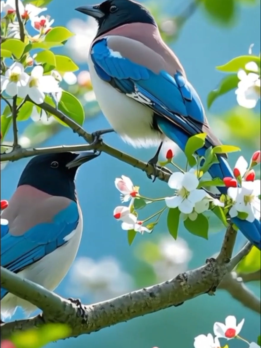 #flowers #birds #naturebeauty #videobackground #foryou 