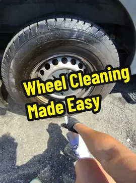 Spray. Rinse. Shine. ✨ Wheel Easy Light makes dirty rims a thing of the past. Link in bio to grab yours 🚀 #DetailingMadeEasy #wheeleasy 