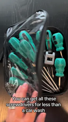 Seriously such a great deal! Highly recommend! #screwdriverset #screwdrivers #magneticscrewdriverset #magneticacrewdriver #toolsoftiktok 