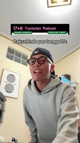 TANGGAL LIMAKK!!!😡 #pov #tuntutanrakyat #dpr #demo 