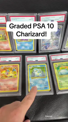Pokemon Graded PSA 10 Charizard for sale! #pokemon #pokemoncards #pokemontiktok #pokemoncommunity #pokemontcgp 