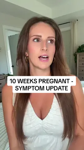 *delayed post* My symptoms at 10 weeks pregnant: this is when I started to come back to life a little bit 🙌🏼 - Nausea and food aversions had improved SO much - I got a wave of energy this day, enough to hit the gym but by this evening I was pooped and think I overdid it 😅 - Sore boobs and reallyyyy vivid crazy dreams still going on  - We got our NIPT drawn around the 9 week mark to test for chromosomal abnormalities and find out the gender.. we ended up getting those results 9 days later!  - I will say symptoms started fluctuating after this.. it wasn’t like one day all of a sudden I felt good. I still had days for the coming weeks that the nausea ramped back up, but it wasn’t that constant miserable feeling day in and day out.  #pregnancysymptoms #pregnancytiktok #firsttrimester #pregnancyjourney #10weekspregnant 