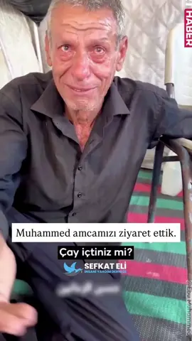Muhammed amcamızı ziyaret ettik.#gazze #muhammed #çay 