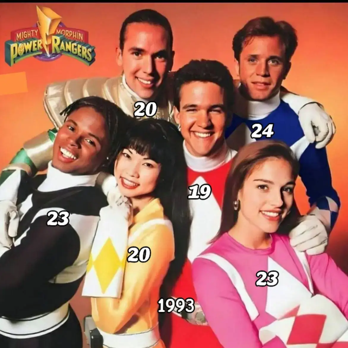 1993 à 2025 #powerrangers #powerrangersmightymorphin 