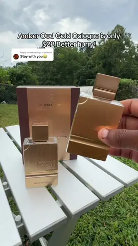 Replying to @DaRealPbj Crazy sale on the best Summer fragrance! GOLD EDITION For only $27.99 that's a insane deal! #amberoudgold #luxuryperfume #Fragrance #fragrancetiktok #summerfragrance