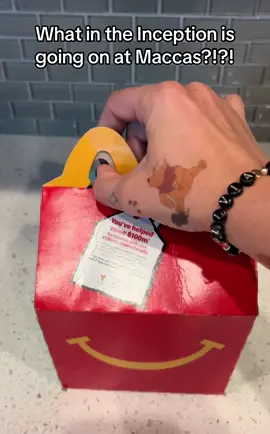 Happy Meal within a Happy Meal 🤔 #inception #maccas #macdonalds #happymeal 