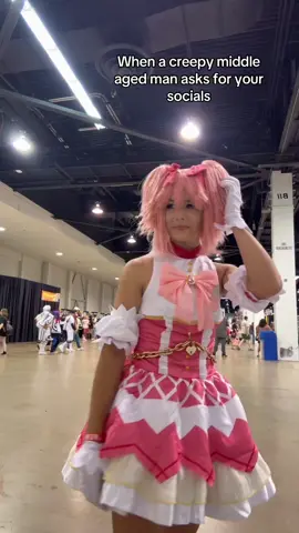 Umm sorry I don’t have social media 😅 #fyp #cosplay #animeimpulse #madokamagica #madokamagicacosplay 