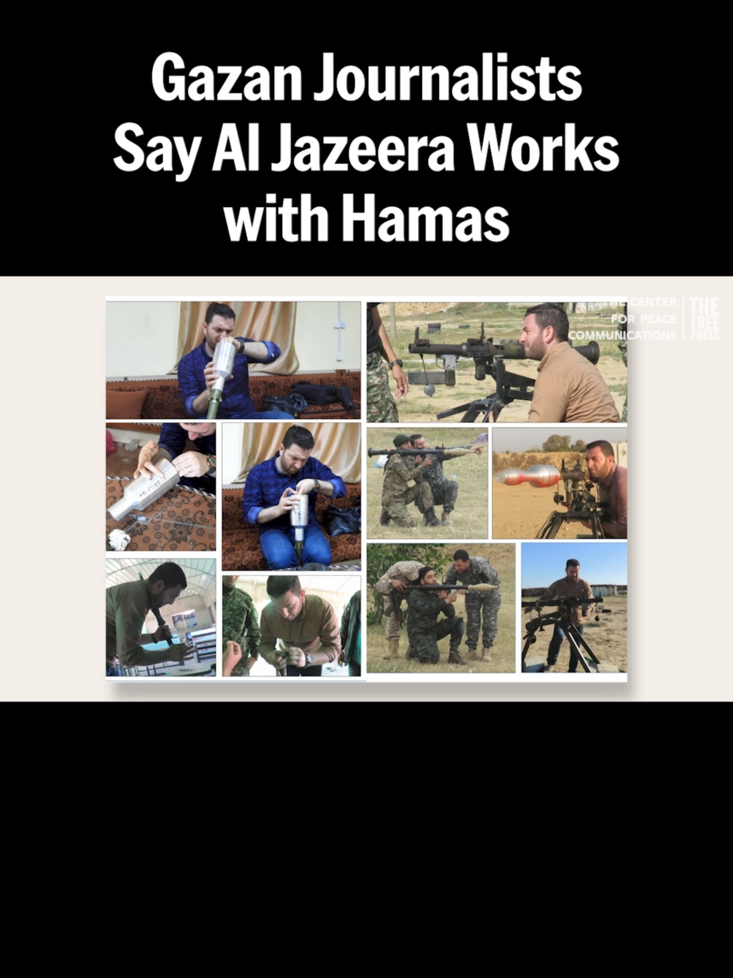 For much of the world, Al Jazeera remains a household name for frontline coverage of the Middle East. But the people we and @peacecomms interviewed in Gaza allege that the network is an arm of Hamas’s repressive machinery—weaponized to broadcast the terrorist group’s message and enforce its rule through intimidation, arrests, and torture.