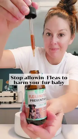 Grab flea prevention drops to add to your dogs food or water bowl. #fleas #ticks #prevention 