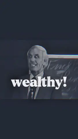 The Key To Wealth | Jim Rohn.                                                                                 #jimrohn 