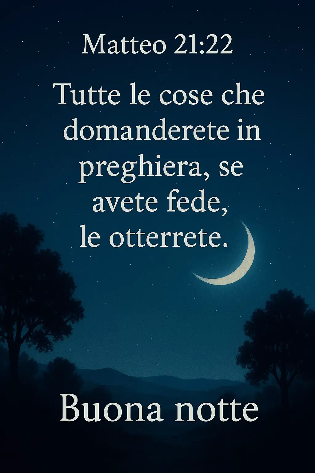 “Abbi fede, perché nulla è impossibile a chi crede. Ogni preghiera fatta con il cuore porta frutto.” 🌙✨ „Habe Glauben, denn nichts ist unmöglich für den, der glaubt. Jedes Gebet, das von Herzen kommt, trägt Frucht.“ 🌙✨ #preghiera #JesusIsLord #fede #fyyyyyyyyyyyyyyyy 
