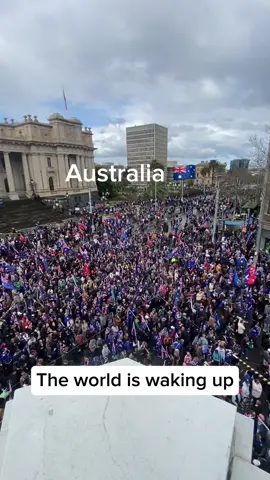 The world is waking up 🌍✊ #protest #australia #england #fyp #wakeup 